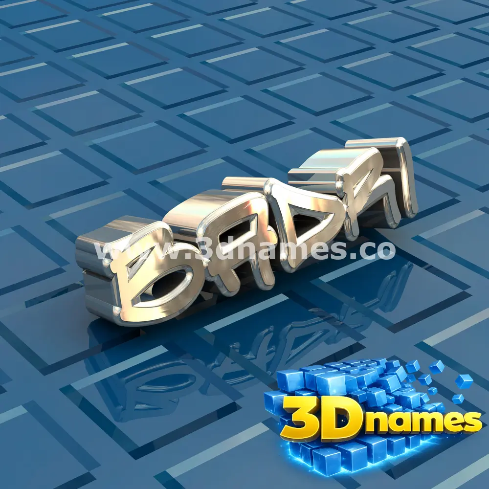 badri in Blue Bling style - 3D name wallpaper