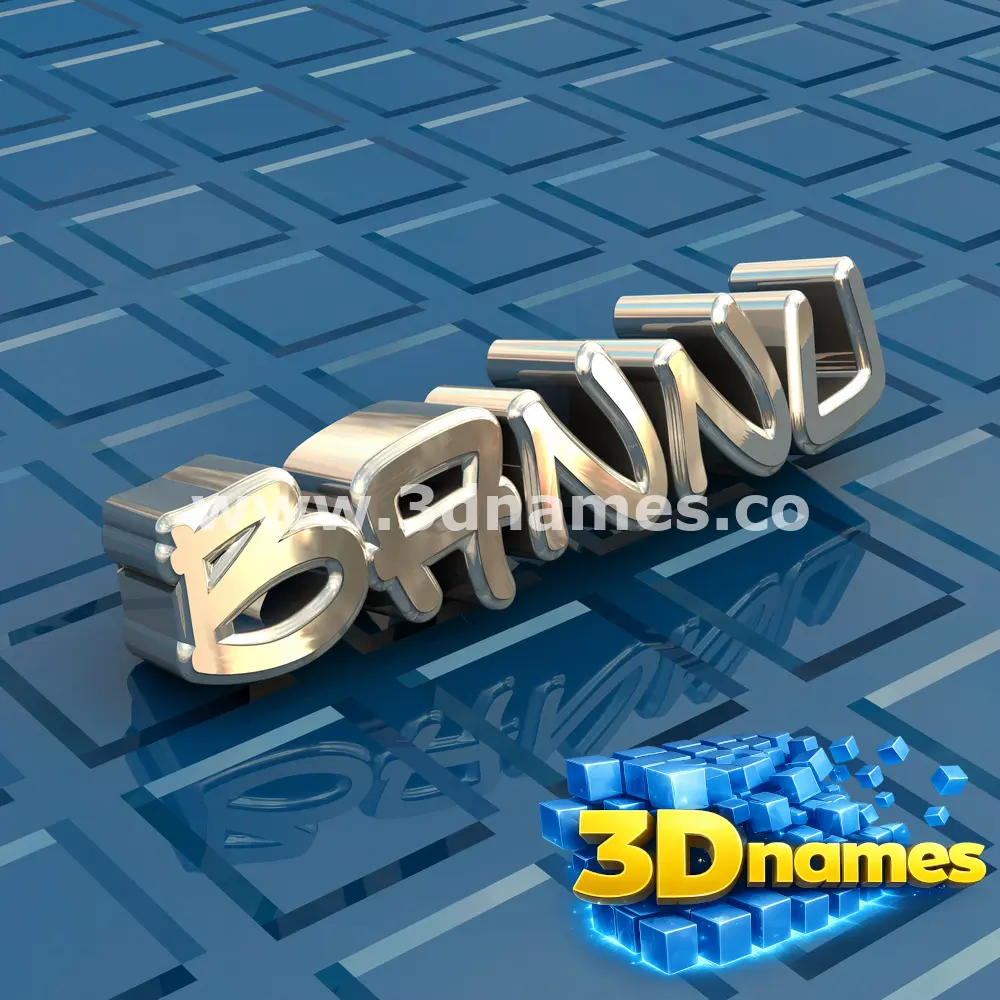 bannu in Blue Bling style - 3D name wallpaper