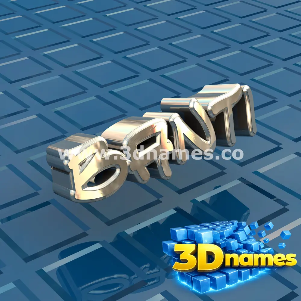 banti in Blue Bling style - 3D name wallpaper