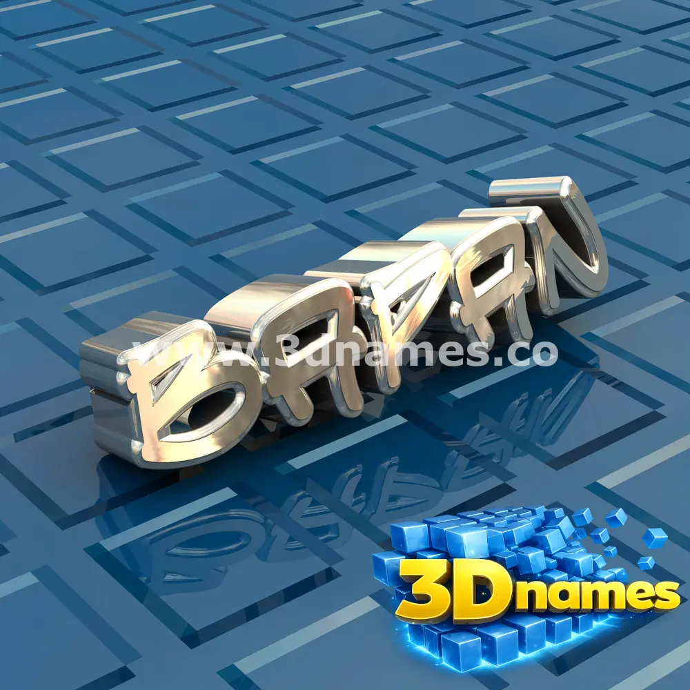 bapan in Blue Bling style - 3D name wallpaper