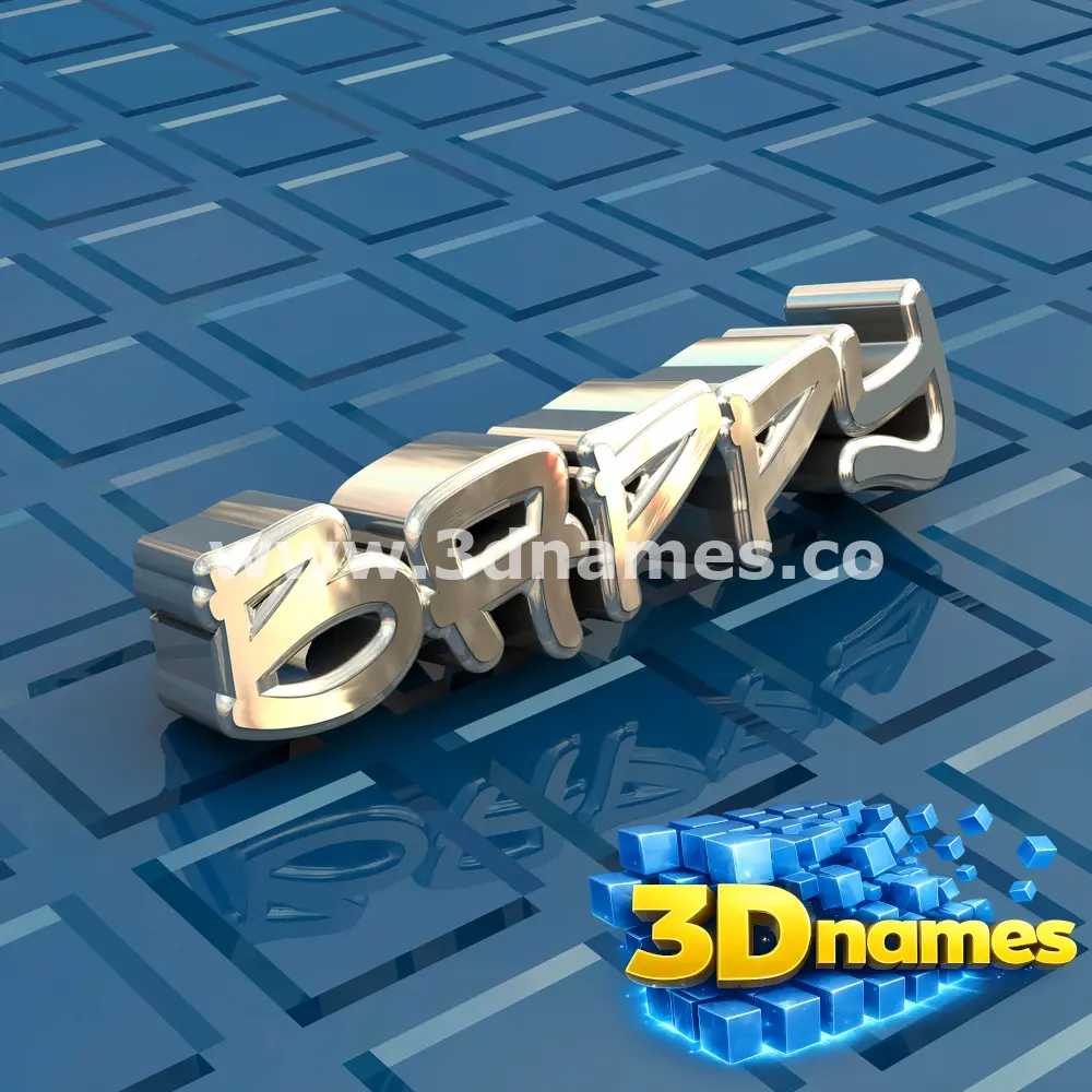 bappy in Blue Bling style - 3D name wallpaper