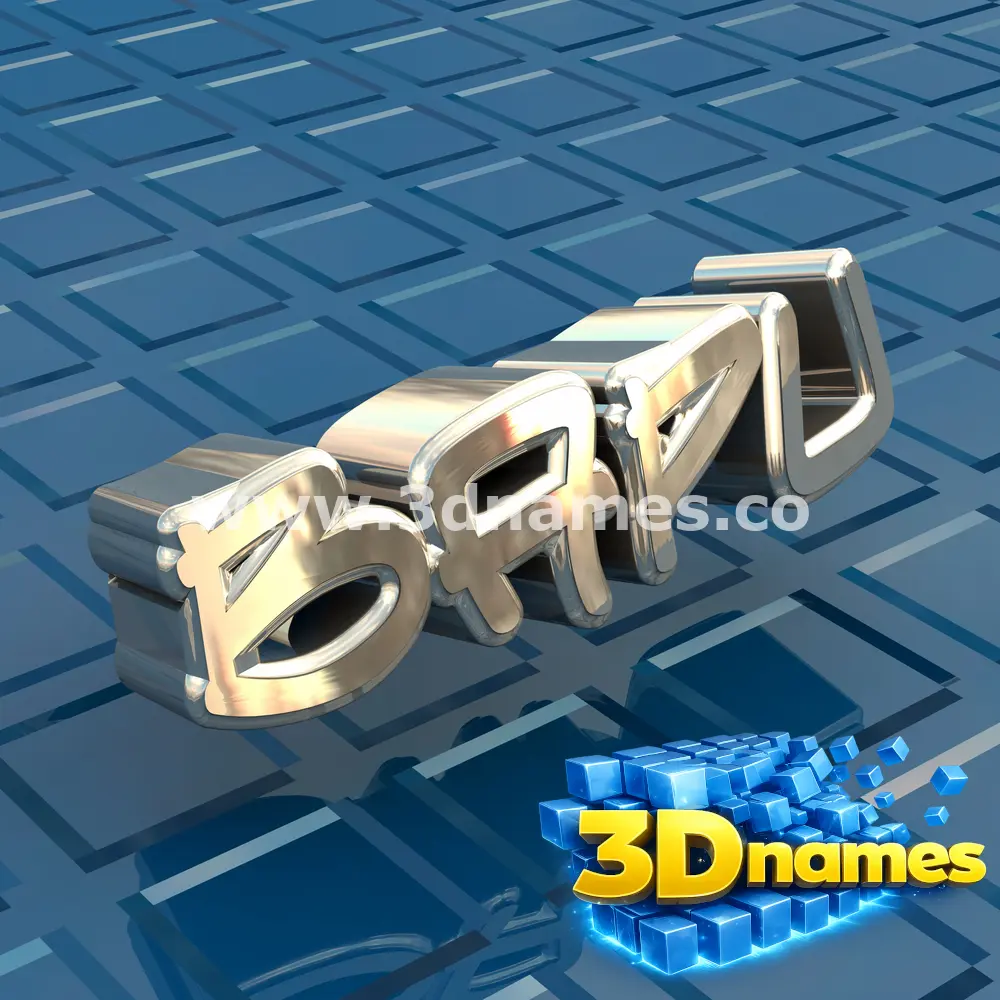 bapu in Blue Bling style - 3D name wallpaper