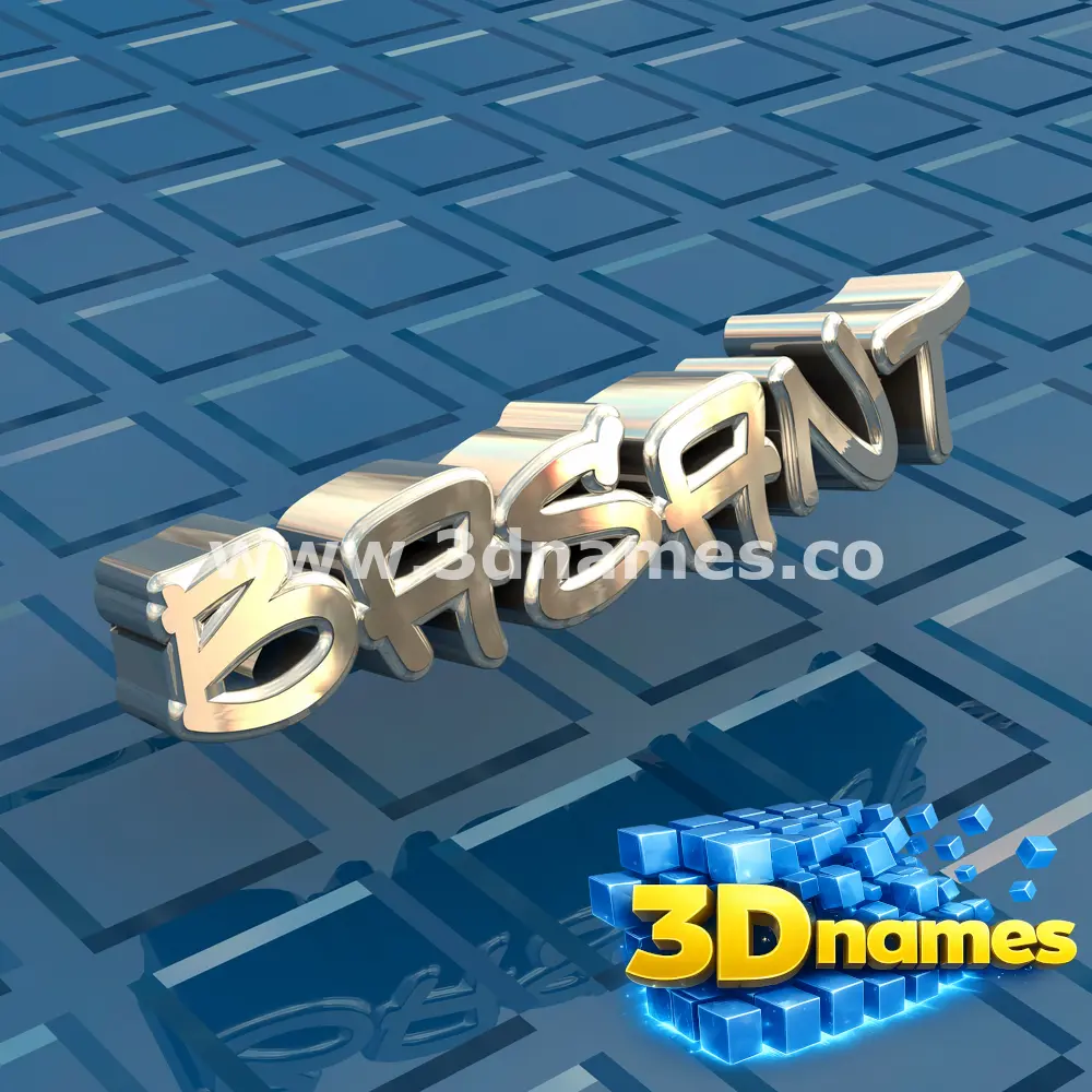 basant in Blue Bling style - 3D name wallpaper