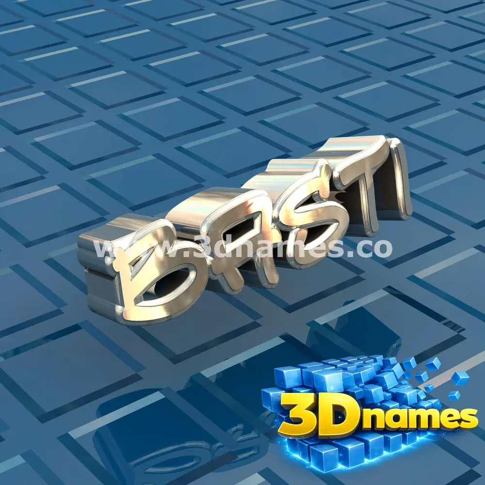 basti in Blue Bling style - 3D name wallpaper