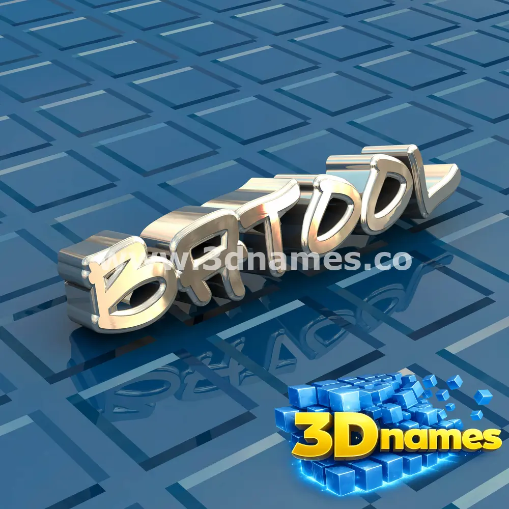 batool in Blue Bling style - 3D name wallpaper