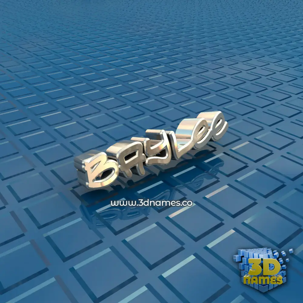 baylee in Blue Bling style - 3D name wallpaper