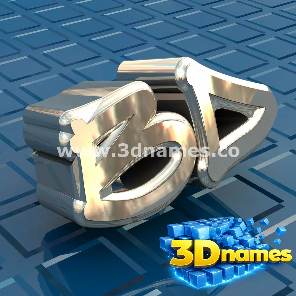 bd in Blue Bling style - 3D name wallpaper