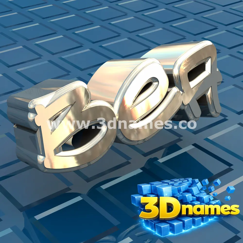 bea in Blue Bling style - 3D name wallpaper