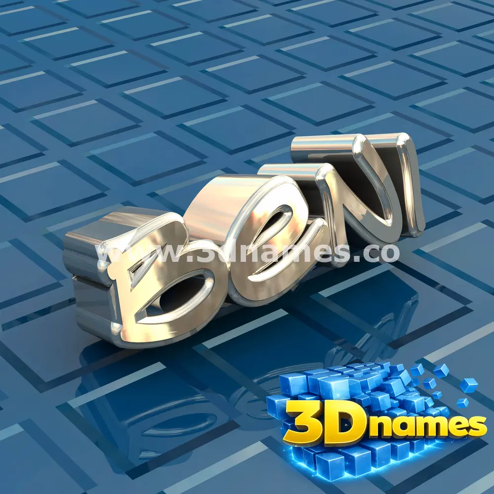 beni in Blue Bling style - 3D name wallpaper