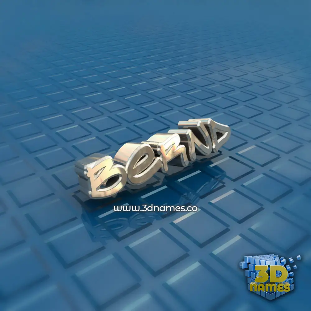 bernd in Blue Bling style - 3D name wallpaper