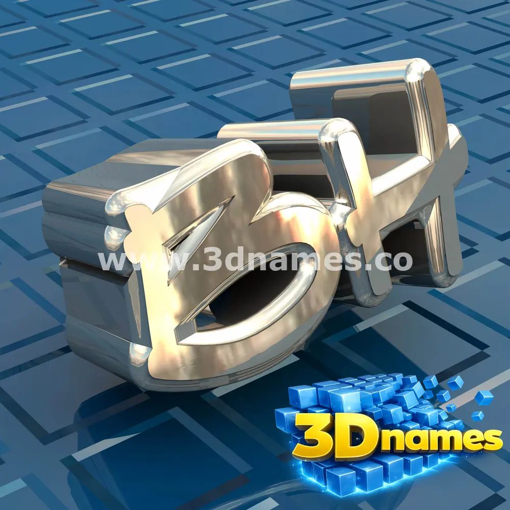 bh in Blue Bling style - 3D name wallpaper