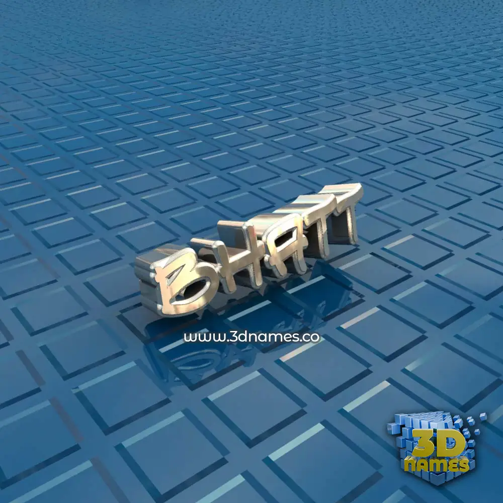 bhatt in Blue Bling style - 3D name wallpaper