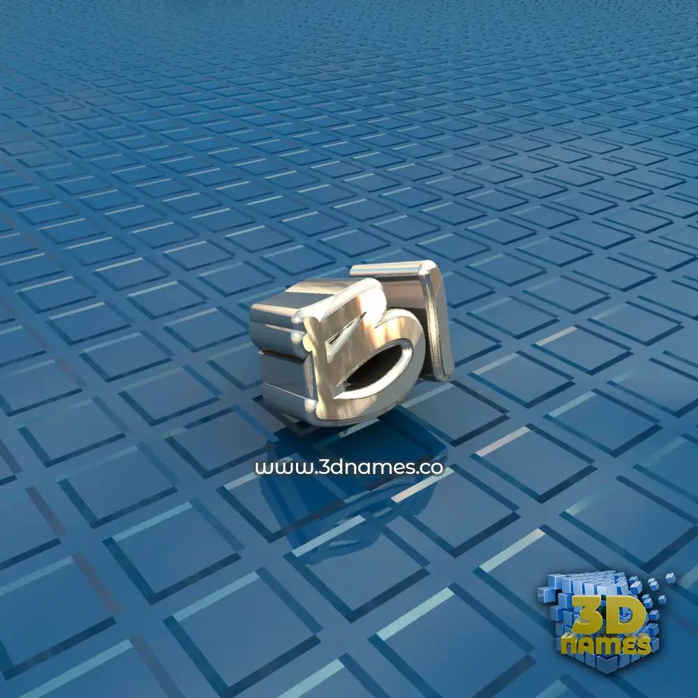 bi in Blue Bling style - 3D name wallpaper