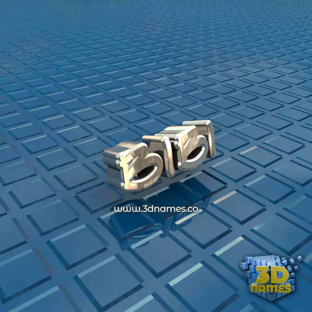 bibi in Blue Bling style - 3D name wallpaper
