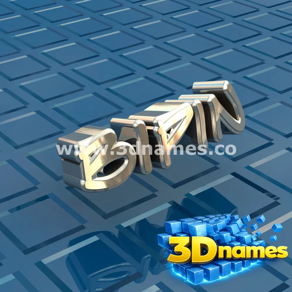 bipin in Blue Bling style - 3D name wallpaper