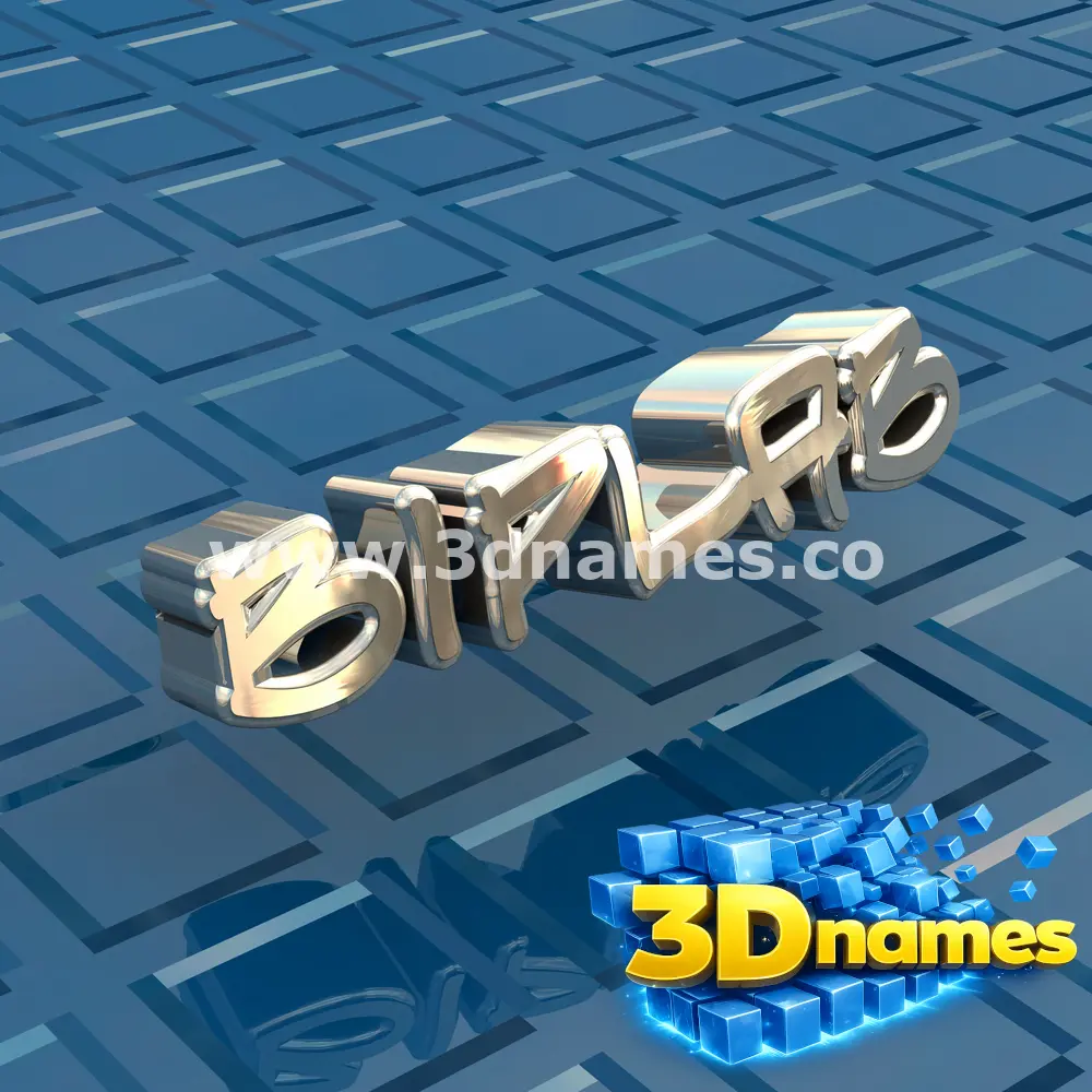 biplab in Blue Bling style - 3D name wallpaper