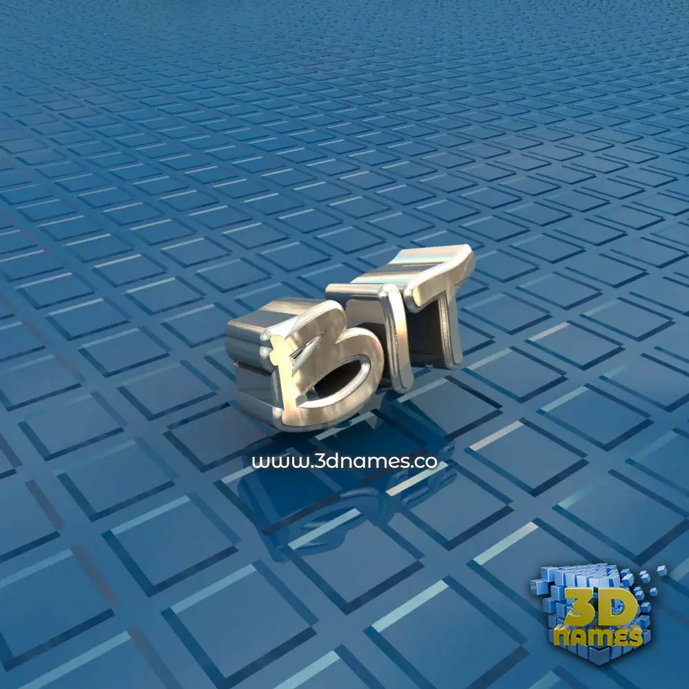 bit in Blue Bling style - 3D name wallpaper