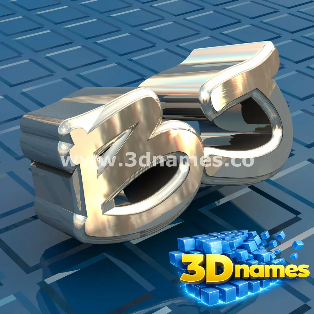 bj in Blue Bling style - 3D name wallpaper