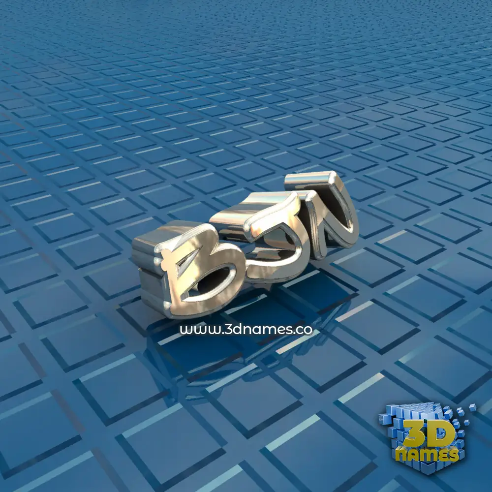 bjn in Blue Bling style - 3D name wallpaper