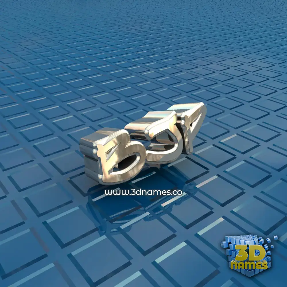 bjp in Blue Bling style - 3D name wallpaper
