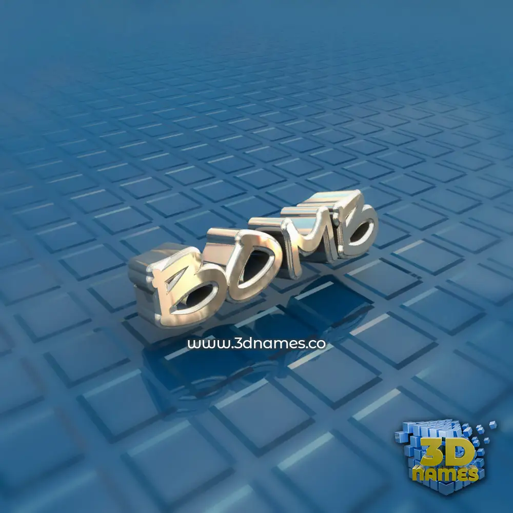 bomb in Blue Bling style - 3D name wallpaper