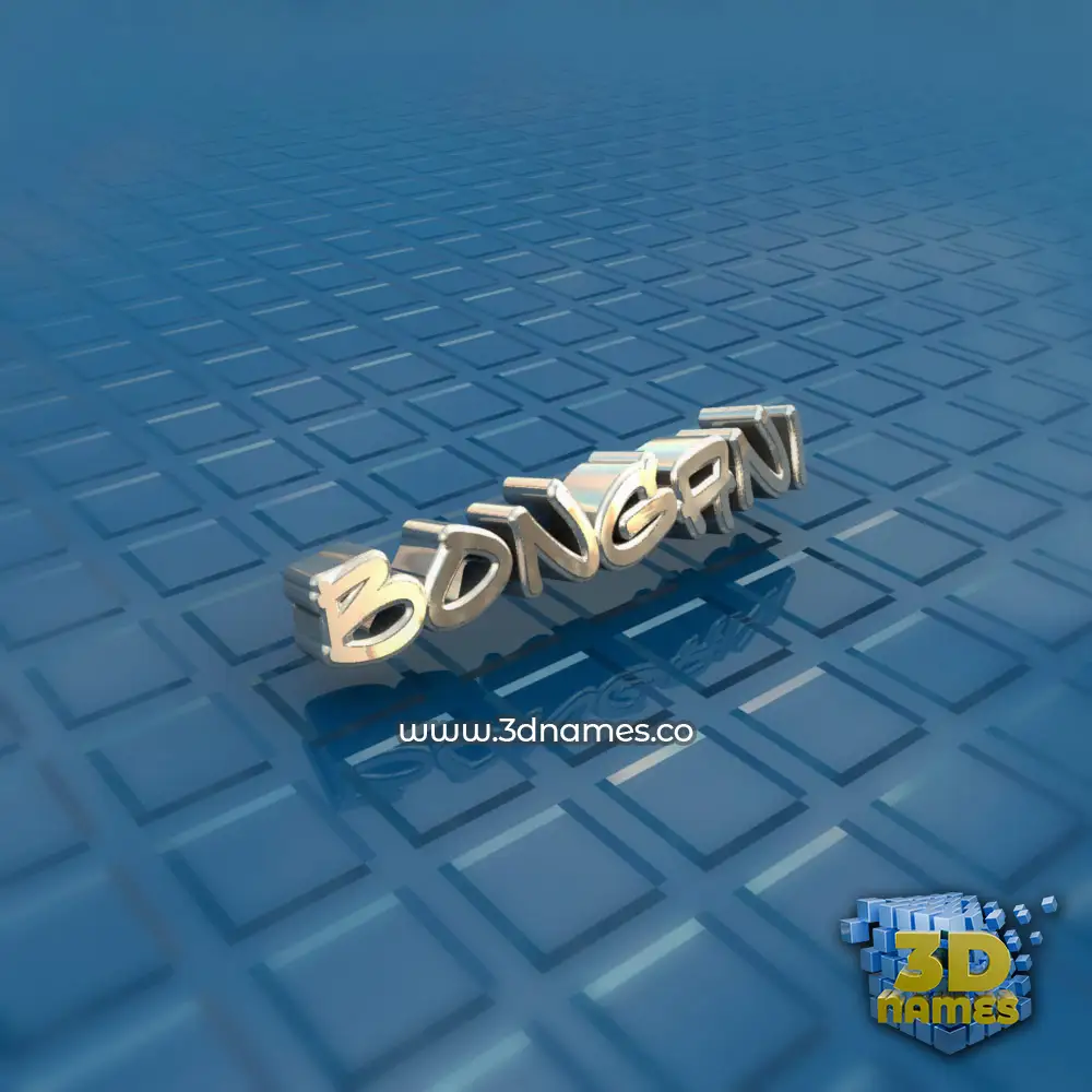 bongani in Blue Bling style - 3D name wallpaper