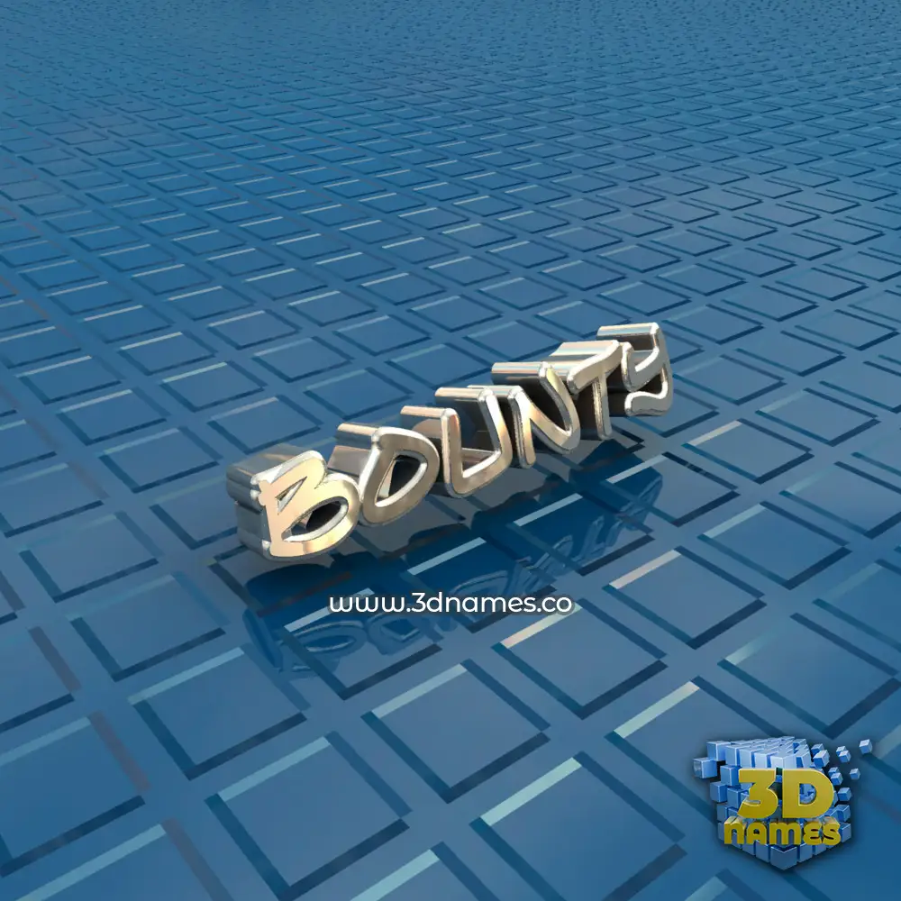 bounty in Blue Bling style - 3D name wallpaper
