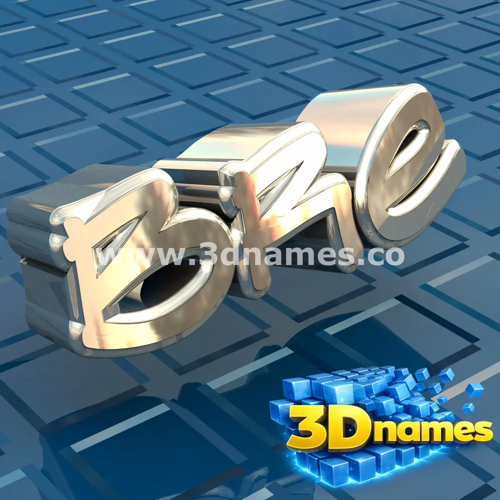 bre in Blue Bling style - 3D name wallpaper