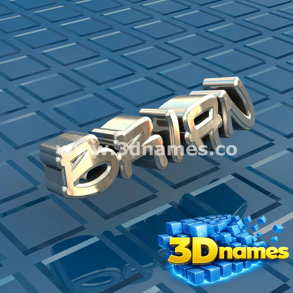 brian in Blue Bling style - 3D name wallpaper