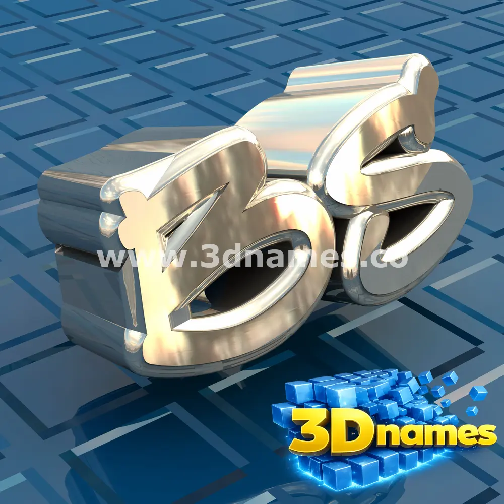 bs in Blue Bling style - 3D name wallpaper