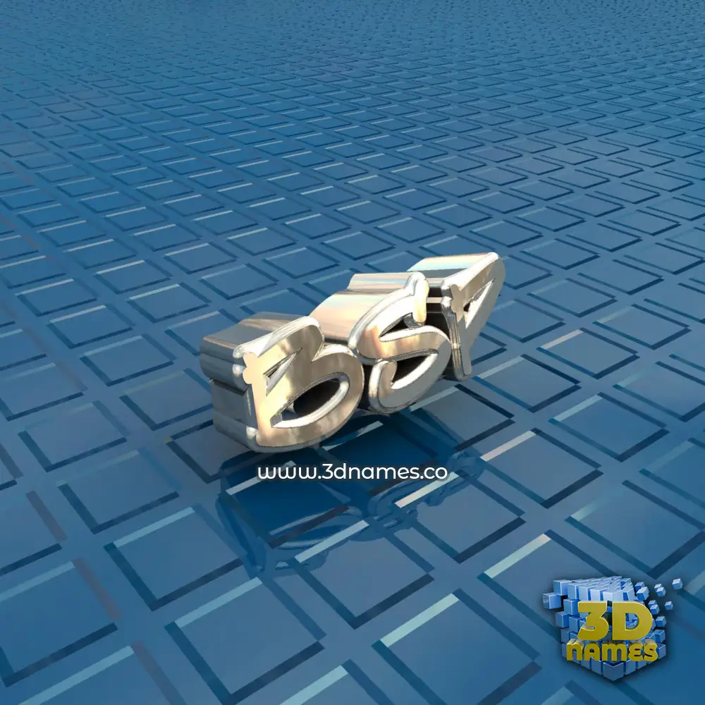 bsp in Blue Bling style - 3D name wallpaper