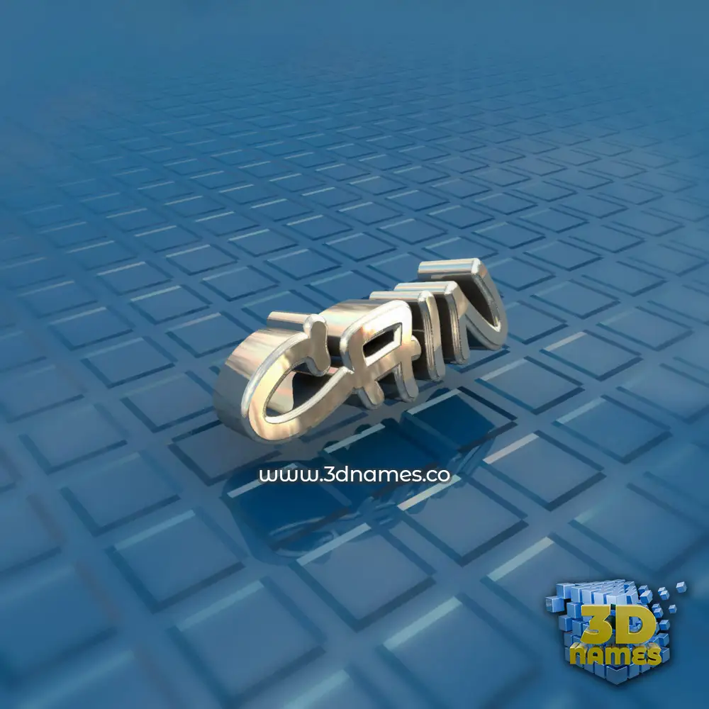 cain in Blue Bling style - 3D name wallpaper