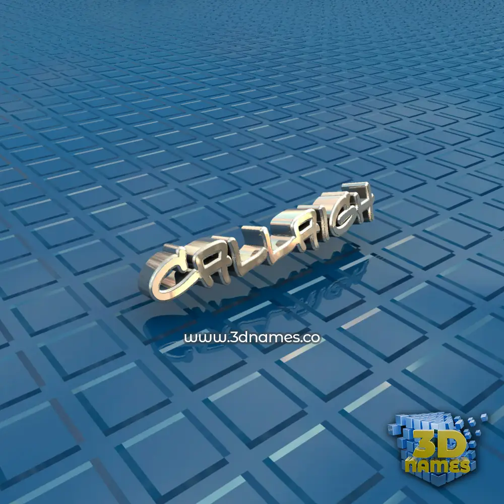 callaigh in Blue Bling style - 3D name wallpaper