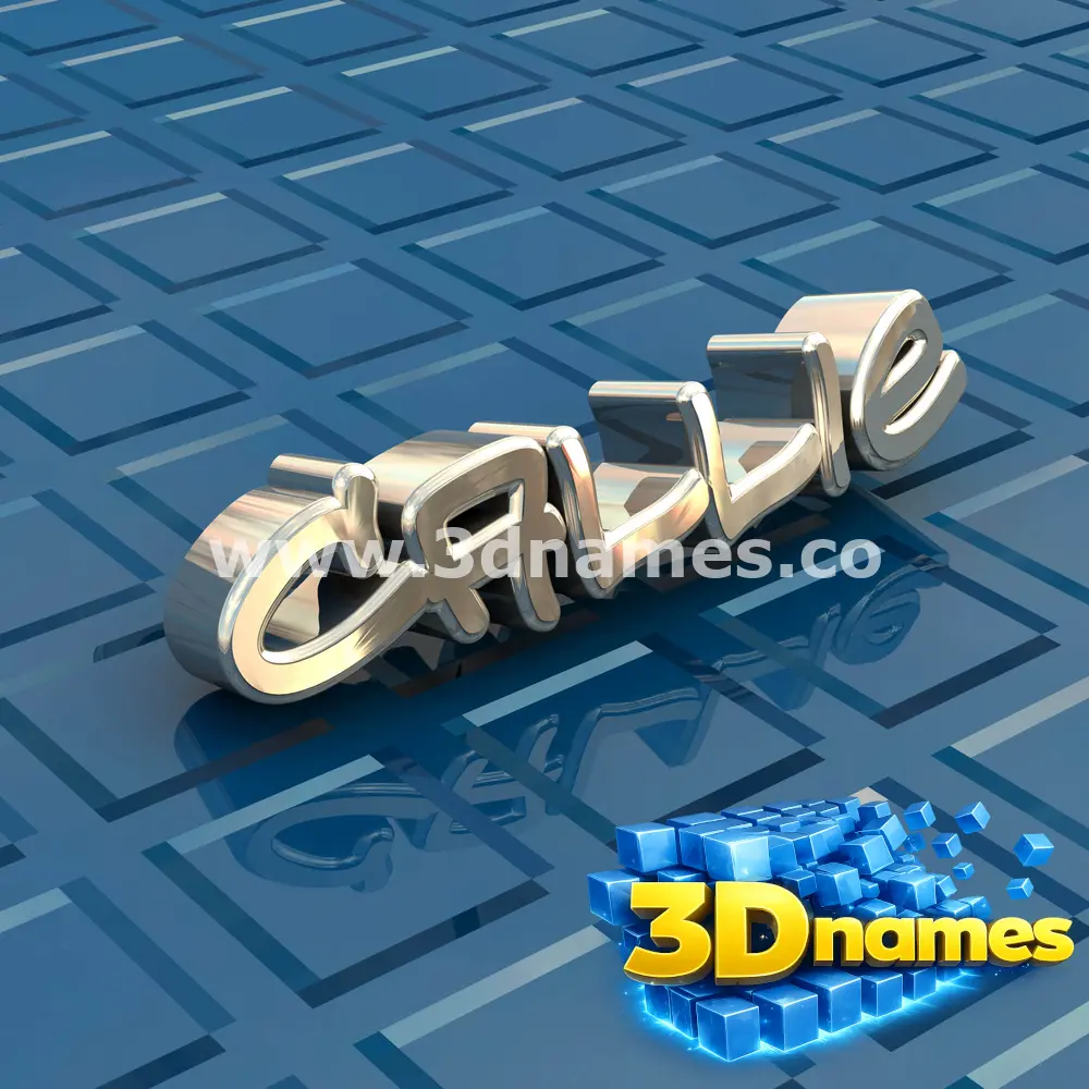 callie in Blue Bling style - 3D name wallpaper
