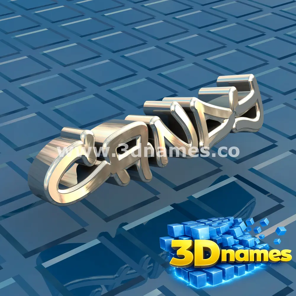 candy in Blue Bling style - 3D name wallpaper