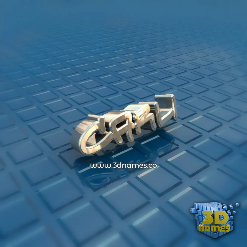 carli in Blue Bling style - 3D name wallpaper