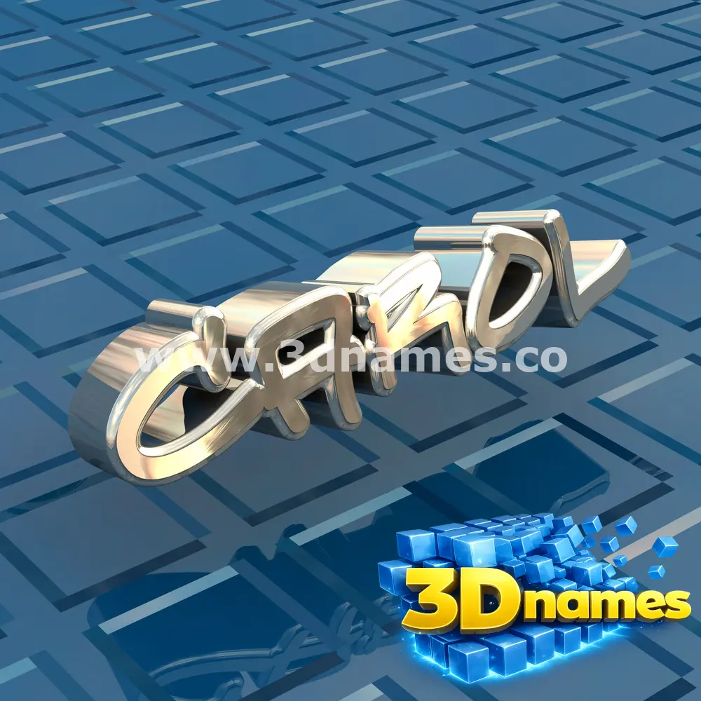 carol in Blue Bling style - 3D name wallpaper