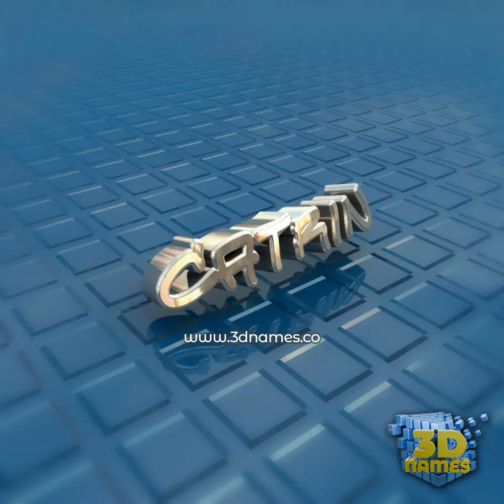 catrin in Blue Bling style - 3D name wallpaper