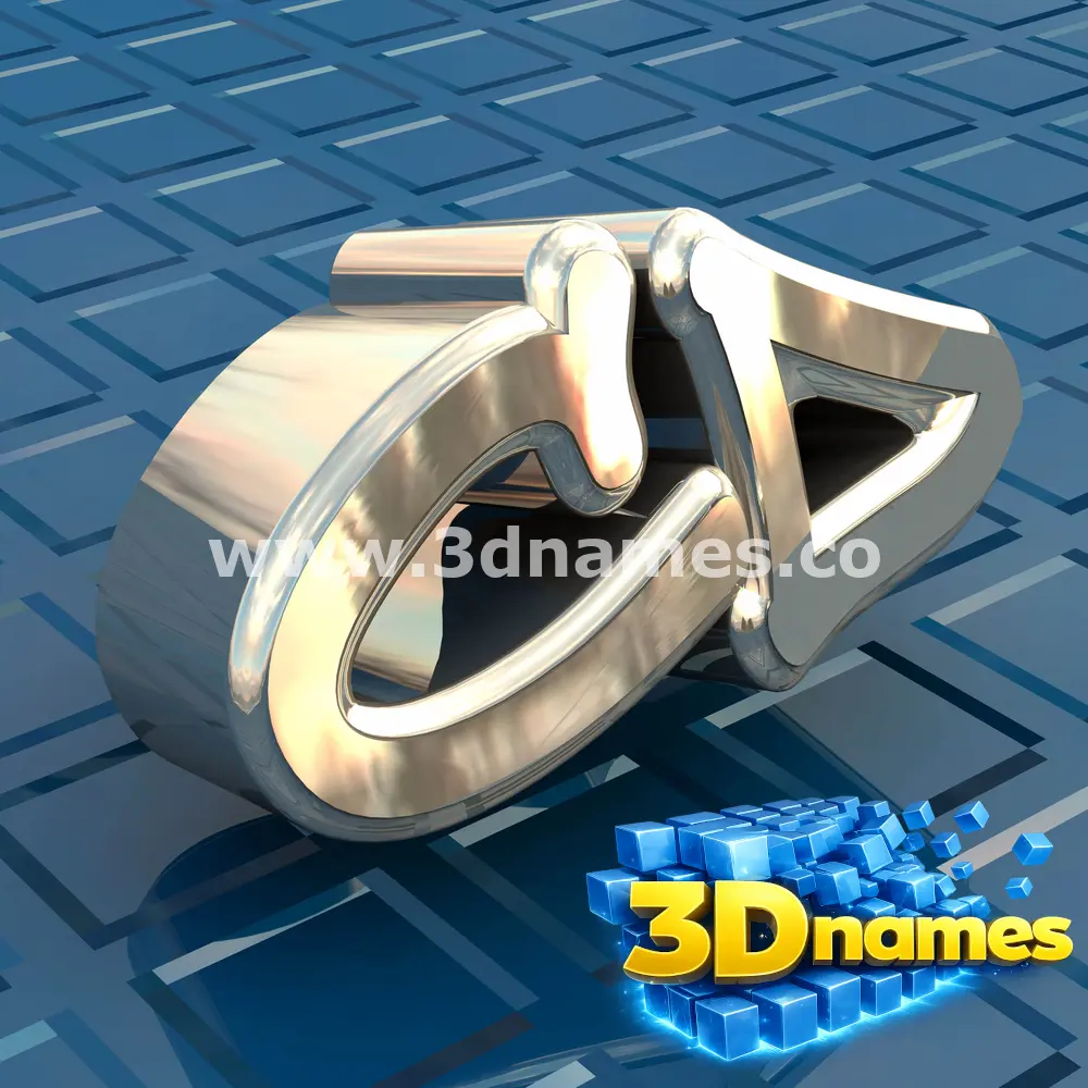 cd in Blue Bling style - 3D name wallpaper