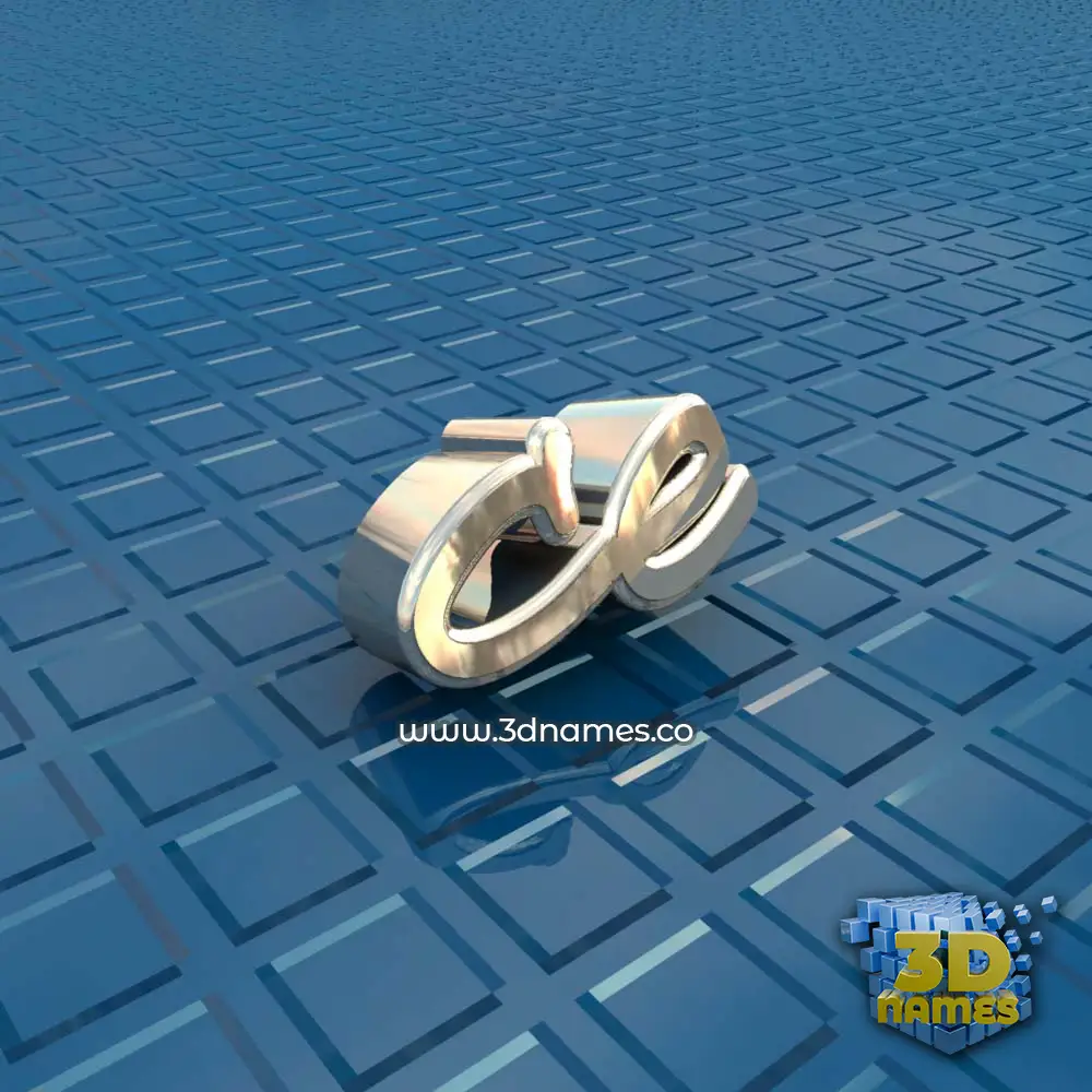 ce in Blue Bling style - 3D name wallpaper