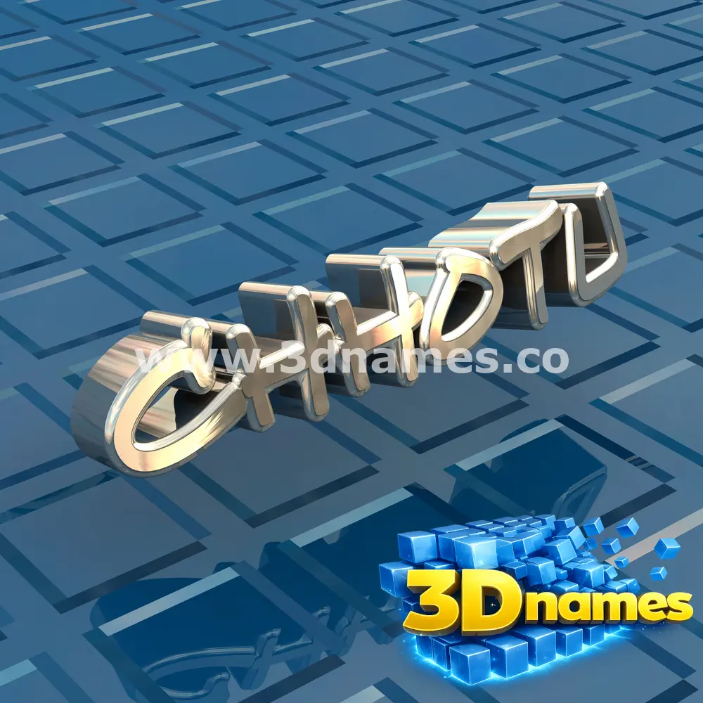 chhotu in Blue Bling style - 3D name wallpaper