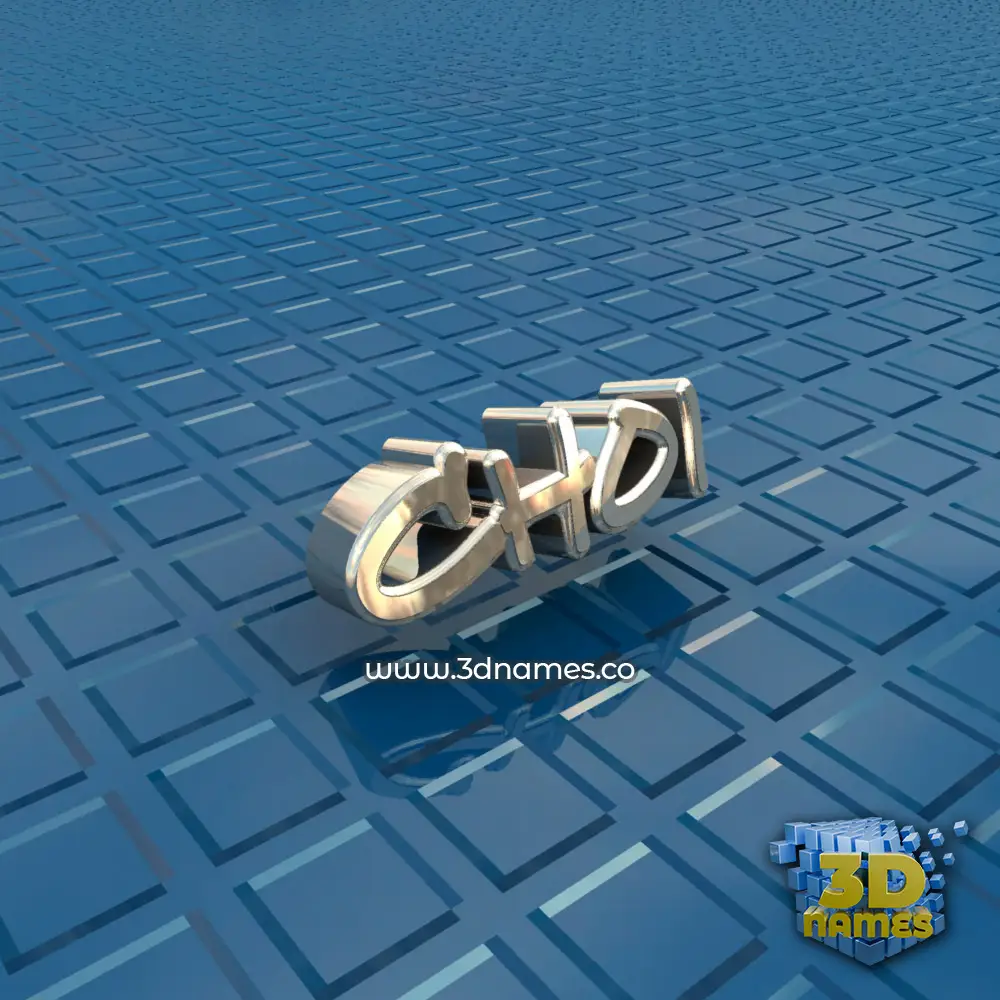 choi in Blue Bling style - 3D name wallpaper
