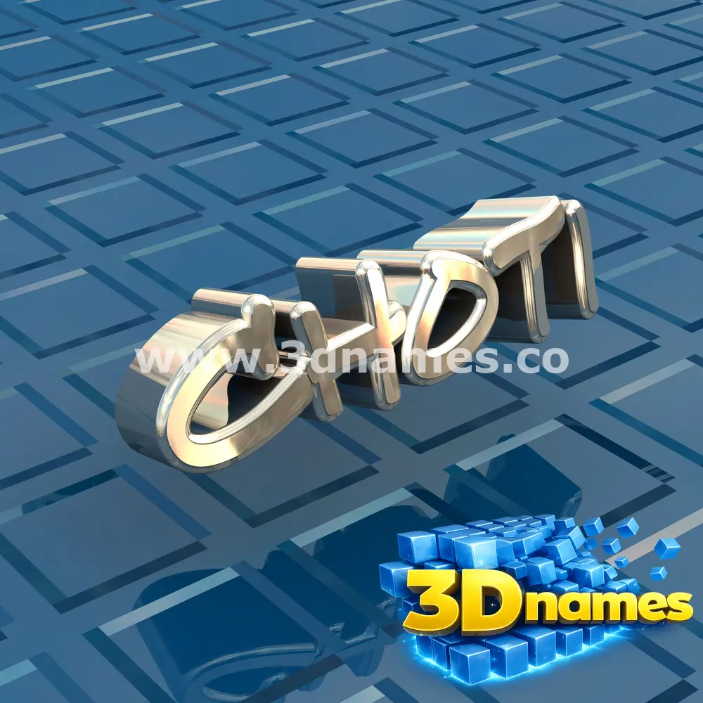 choti in Blue Bling style - 3D name wallpaper