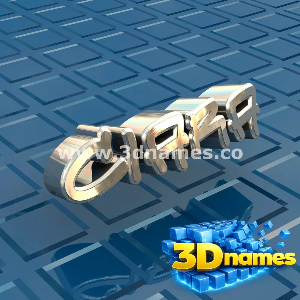 ciara in Blue Bling style - 3D name wallpaper