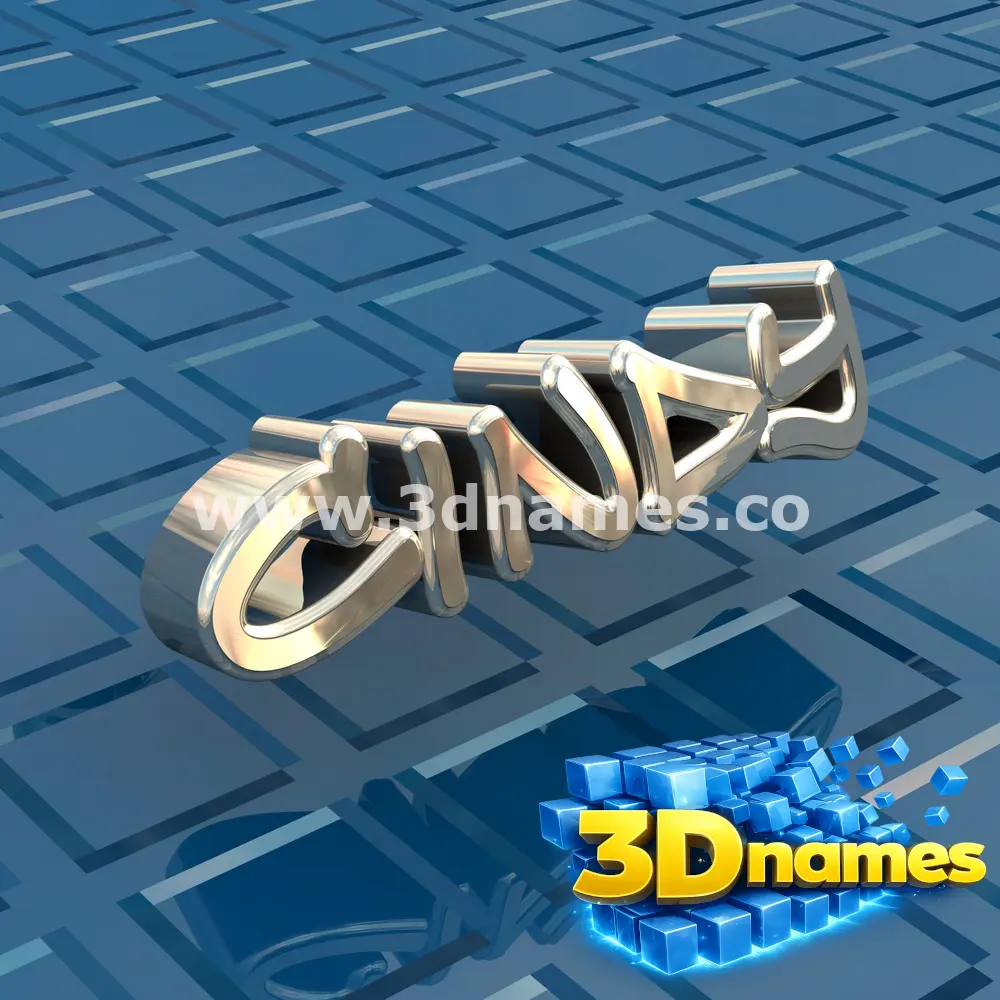 cindy in Blue Bling style - 3D name wallpaper