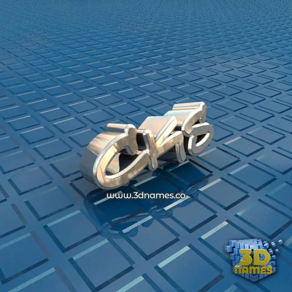 cks in Blue Bling style - 3D name wallpaper