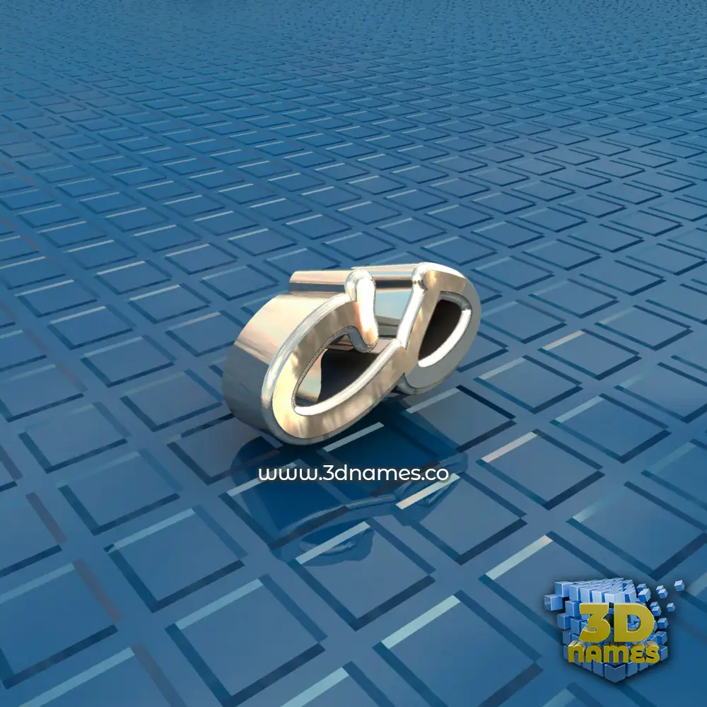 co in Blue Bling style - 3D name wallpaper