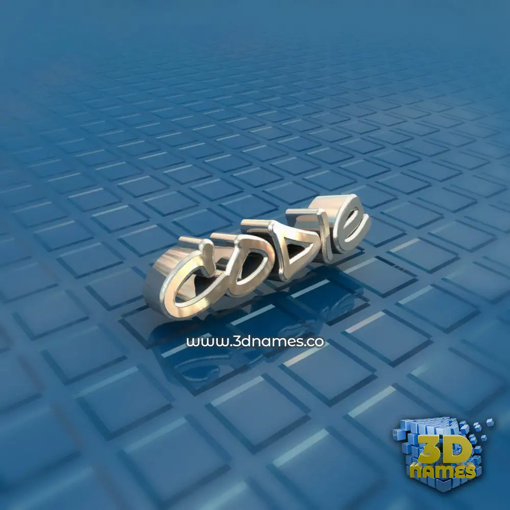 codie in Blue Bling style - 3D name wallpaper