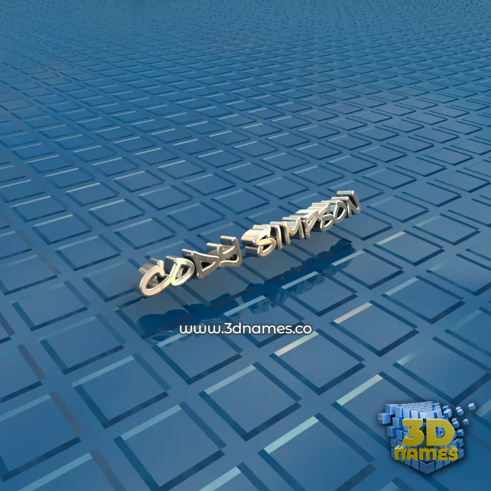 cody simpson in Blue Bling style - 3D name wallpaper