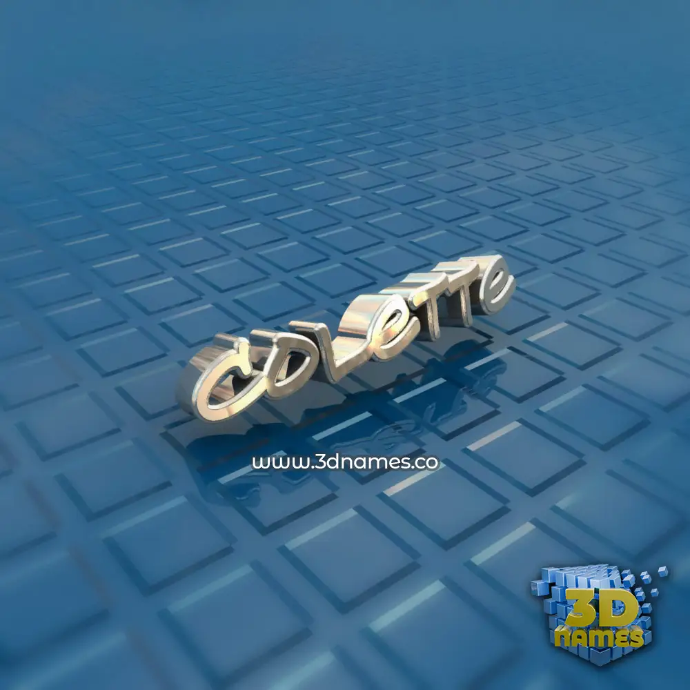 colette in Blue Bling style - 3D name wallpaper